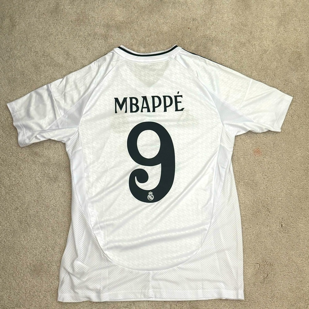 Real Madrid Kylian Mbappe 24/25 soccer jersey small champions league edition